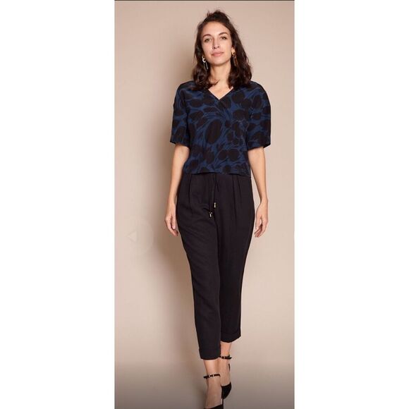 APIECE APART VEGA EASY PANT- BLACK - Picture 1 of 9